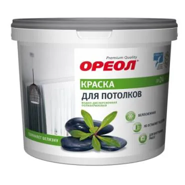 ВД 3кг ОРЕОЛ  д/потолков белоснежная