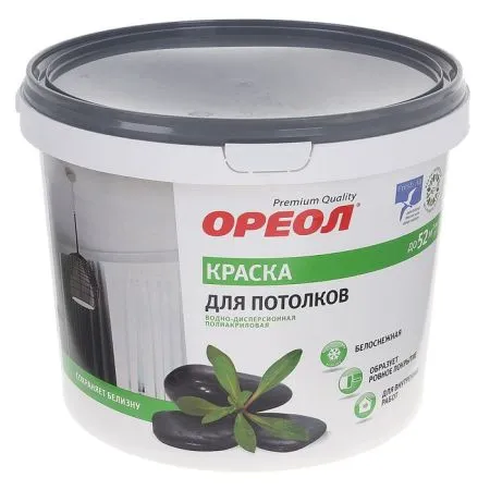 ВД 6,5кг ОРЕОЛ д/потолков белоснежная