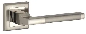 Купить Ручка межкомнатная Хром/хром матовый Ручка BUSSARE PINADO A-31-30 CHROME/S.CHROME хром квадрат для межкомнатной двери во Владивостоке