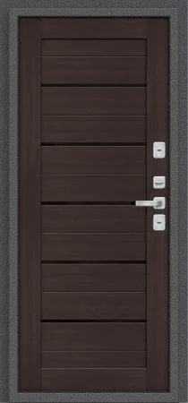 Купить Стальную дверь  Антик серебро Wenge Veralinga Эко шпон ДС Porta T2 104/П22 Wenge Veralinga BS/Антик Серебро 205*88 Левая во Владивостоке