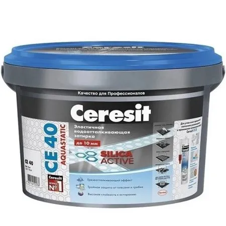 Затирка Ceresit CE40 белая 2кг