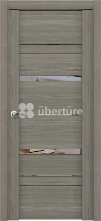 Купить межкомнатную дверь Uberture Uniline Велюр графит во Владивостоке