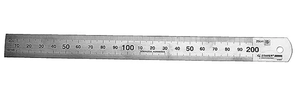 Линейка 3427-100 STAYER нерж 1м