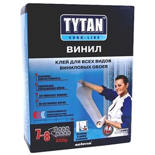 Клей ТИТАН Euroline винил 250гр 