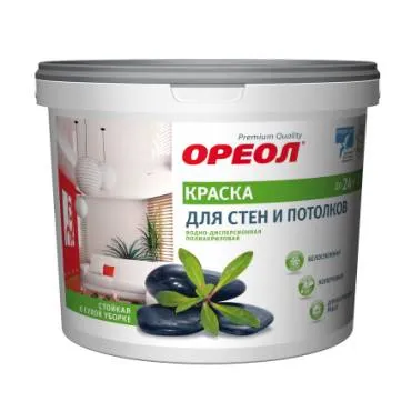 ВД 6,5кг ОРЕОЛ д/стен и потолков белоснежная