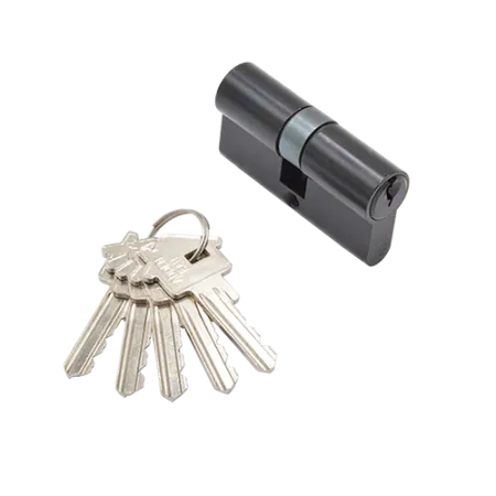 Купить Ключевой цилиндр бронза Ключевой цилиндр ADDEN BAU CYL 5-60 KEY ключ черный BLACK для межкомнатной двери во Владивостоке