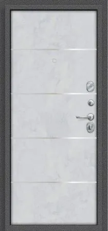 Купить Стальную дверь  Антик серебро Snow Art Эко шпон ДС Porta R-2 104/П50 Snow Art IMP-6/Антик Серебро 205*88 Правая во Владивостоке