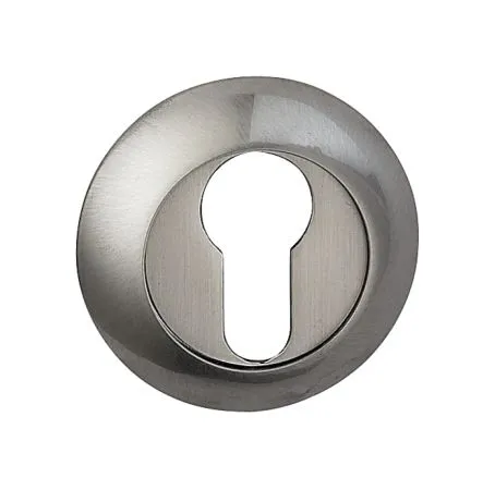 Купить Накладка на ключевой цилиндр  Хром матовый Накладка BUSSARE B0-10 S.CHROME ключевина для межкомнатной двери во Владивостоке