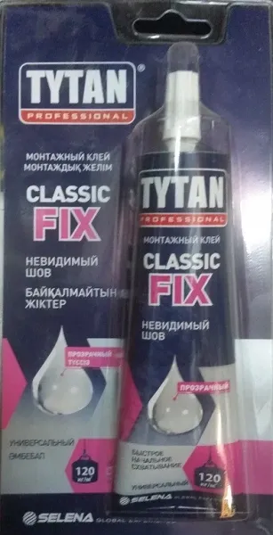 Клей жидкие гвозди 100мл TYTAN Classic Fix прозр