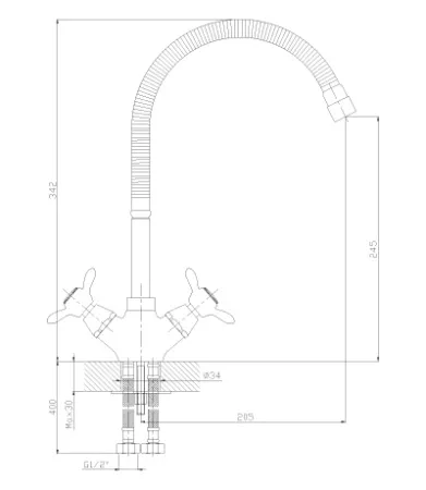 Смеситель Росинка Q02-75 в городе Владивосток