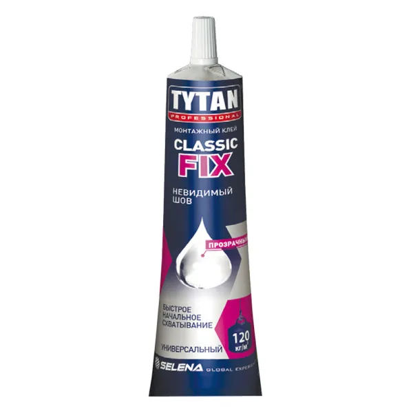 Клей жидкие гвозди 100мл TYTAN Classic Fix прозр