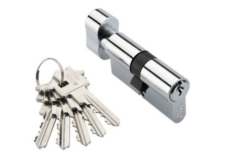 Купить Ключевой цилиндр хром Ключевой цилиндр ADDEN BAU CYL 5-60 KNOB завертка хром для межкомнатной двери #REGION_NAME_DECLINE_PP#