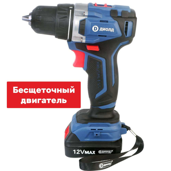 Купить Дрель ручная электрическая аккумуляторная Диолд  ДЭА-12 ЛИ-08